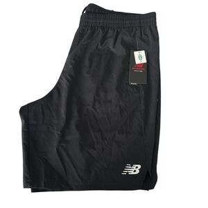 New Balance Black Athletic Shorts with Elastic Waistband